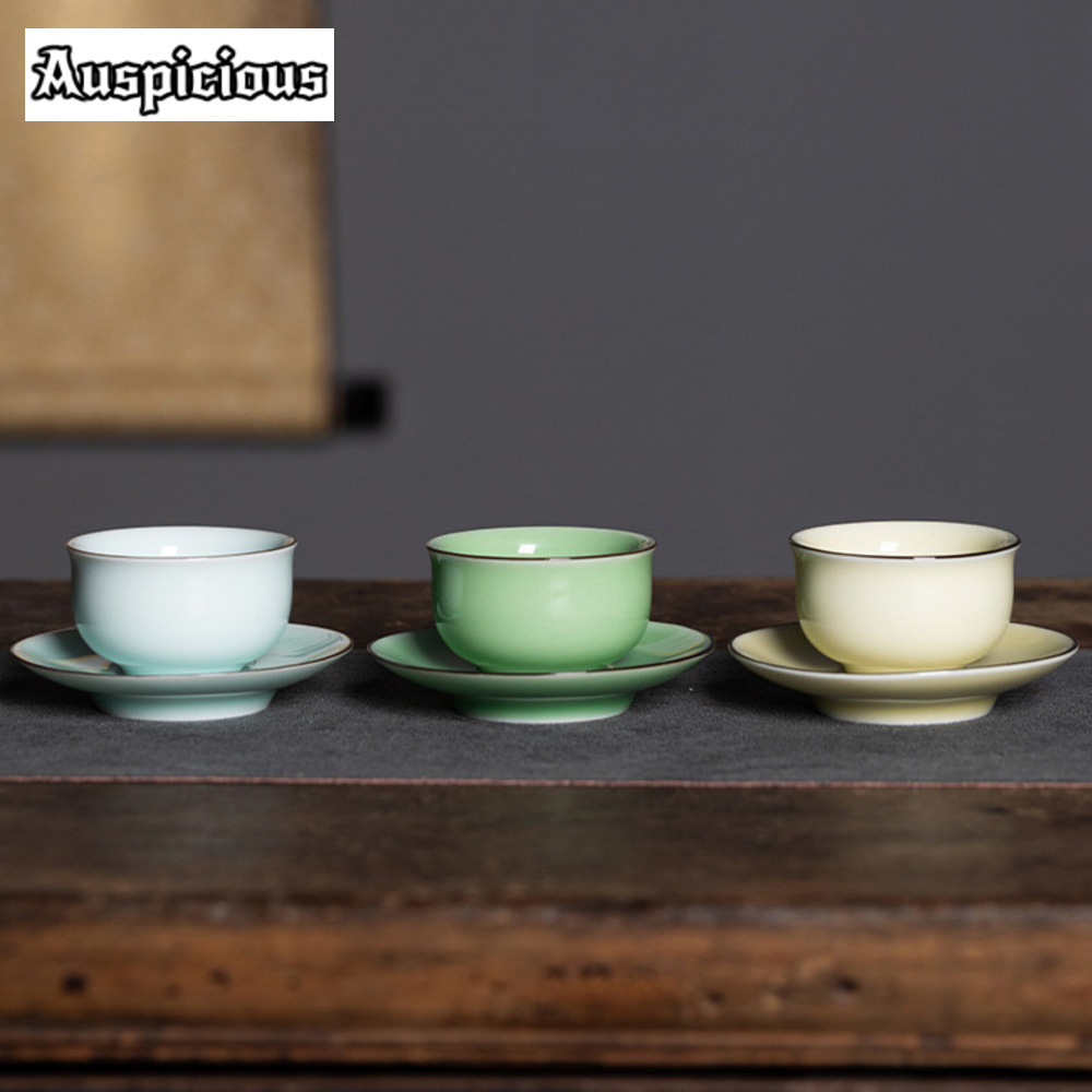 Celadon Ceramic Cup - Mangkuk teh Longquan Celadon 70ML, mangkuk