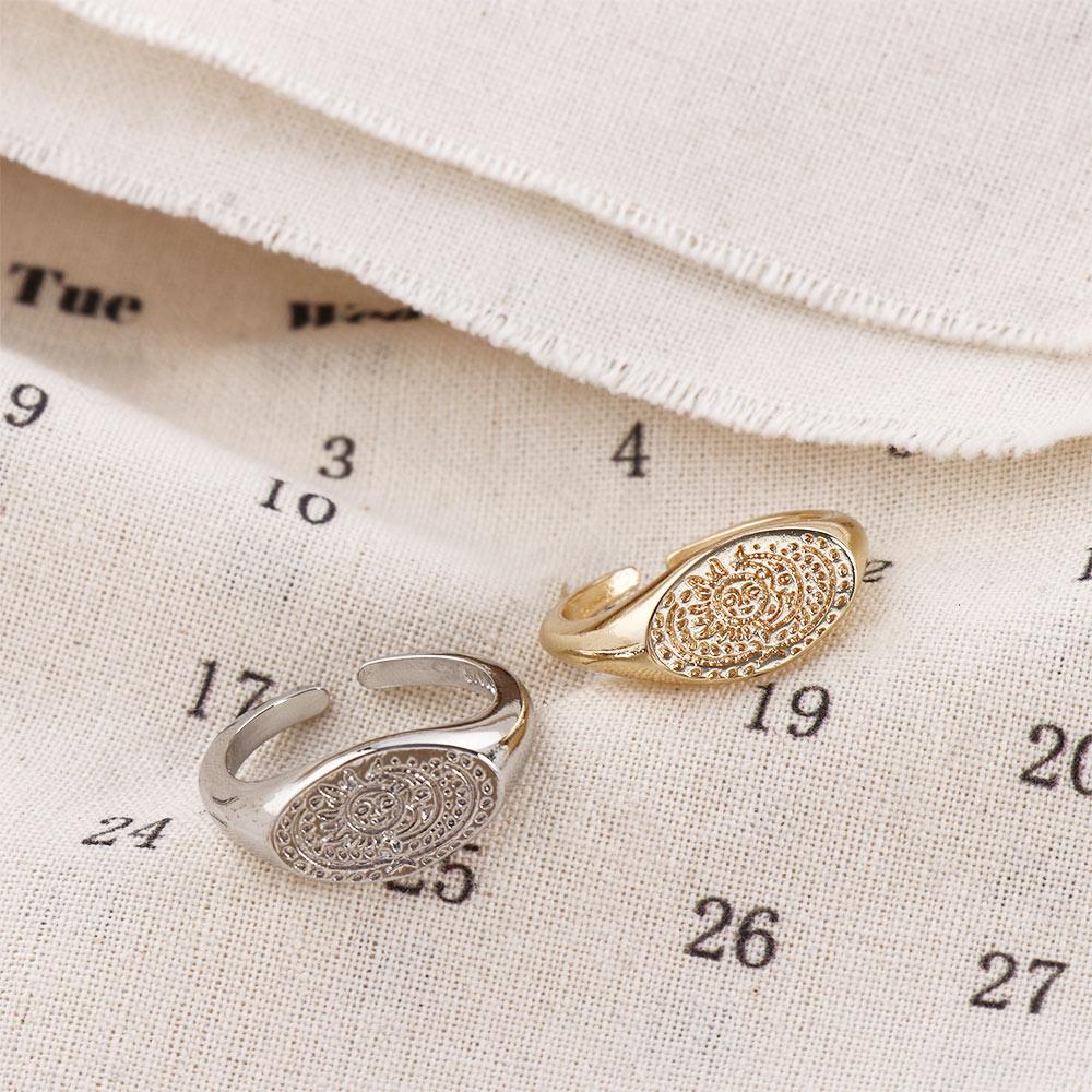 Cincin Pola Matahari Bulan Min - Korean Daily Lifestyle ulasan dan harga