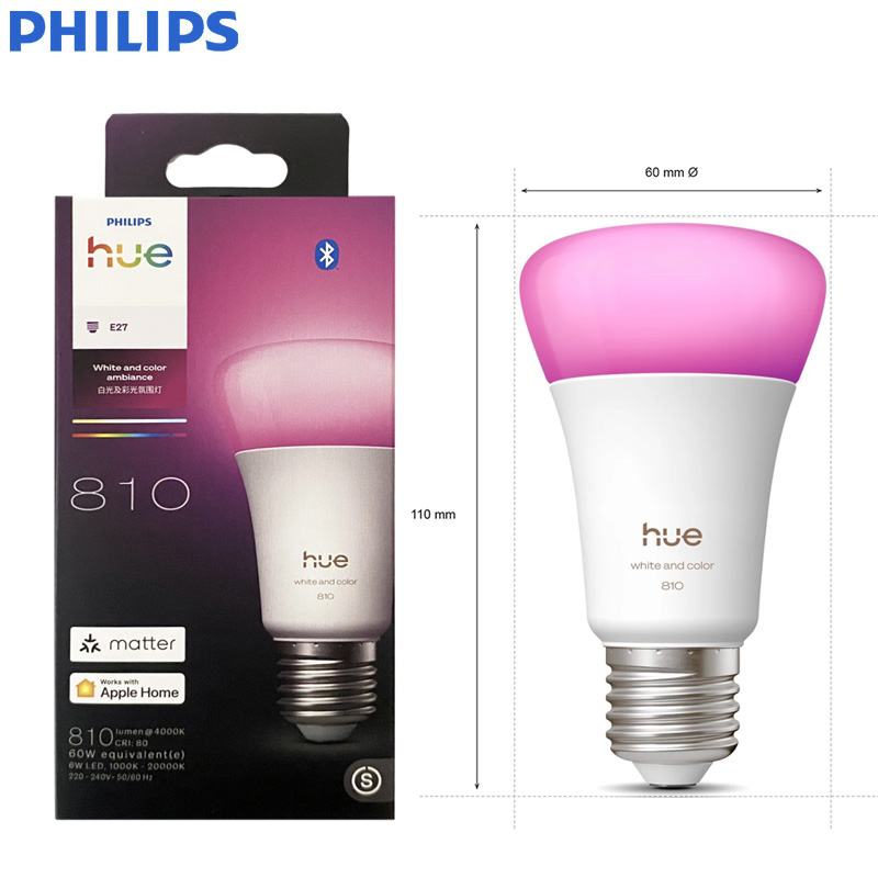 Philips Hue E27 A60 Lampu LED  - Philips Bulb Hue ulasan dan harga