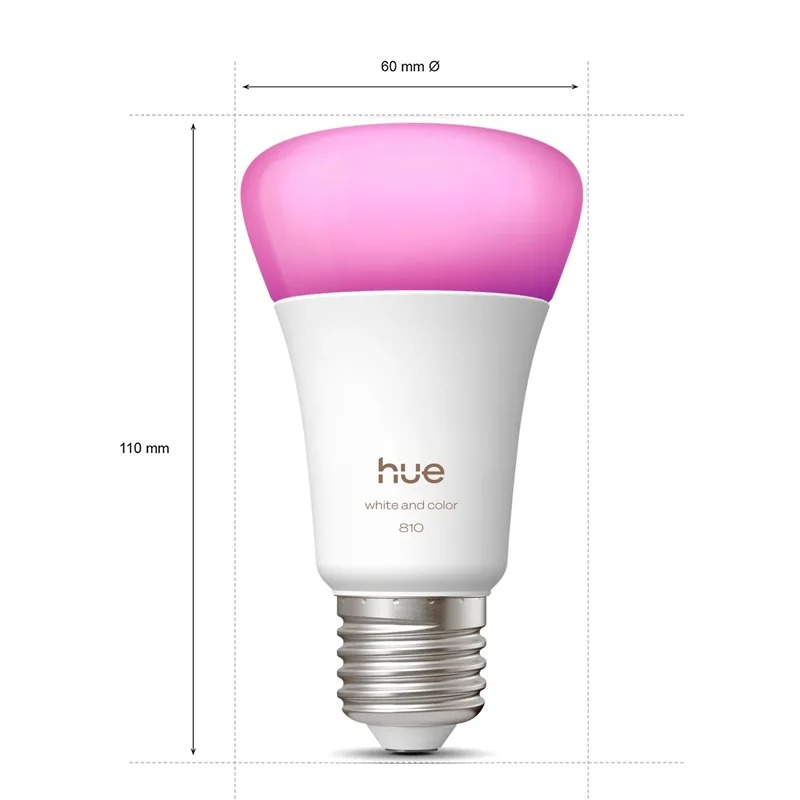 Philips Hue E27 A60 Lampu LED  - Philips Bulb Hue ulasan dan harga