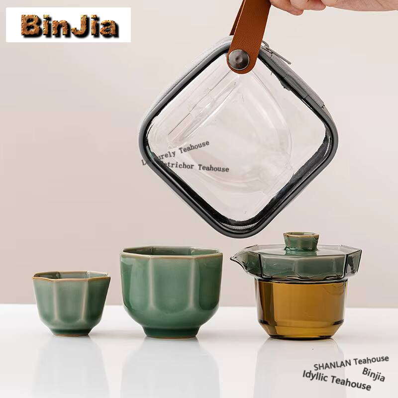 Yue Kiln Celadon Set teh tamu  - Celadon Ceramic Cup ulasan dan harga
