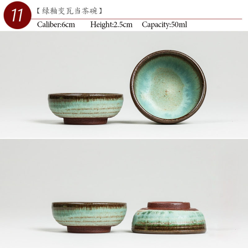 NO.011 Cangkir Teh Keramik Kua - Celadon Ceramic Cup ulasan dan harga