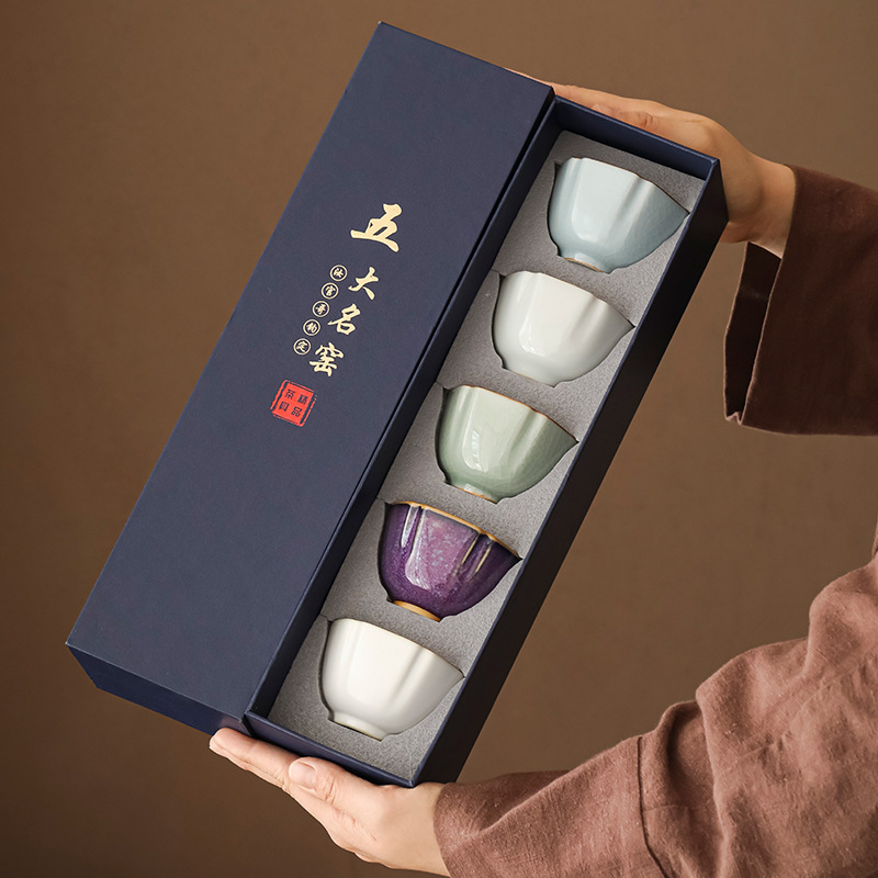 Lima Kiln Terkenal 5 Cangkir S - Celadon Ceramic Cup ulasan dan harga