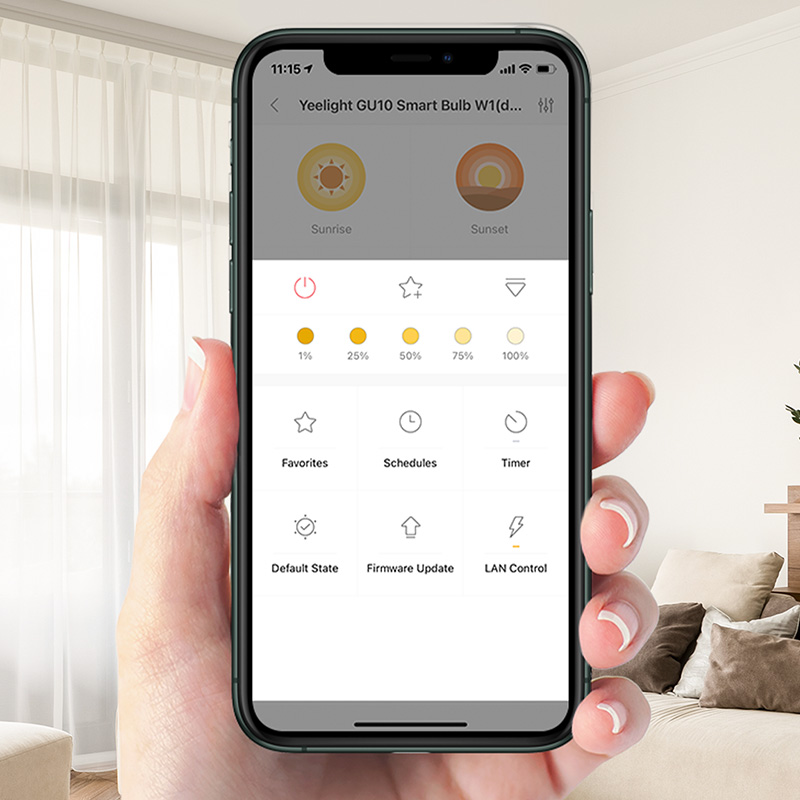 Yeelight GU10 W1 WiFi Smart LE - Yeelight Light Smart Bulb ulasan dan harga