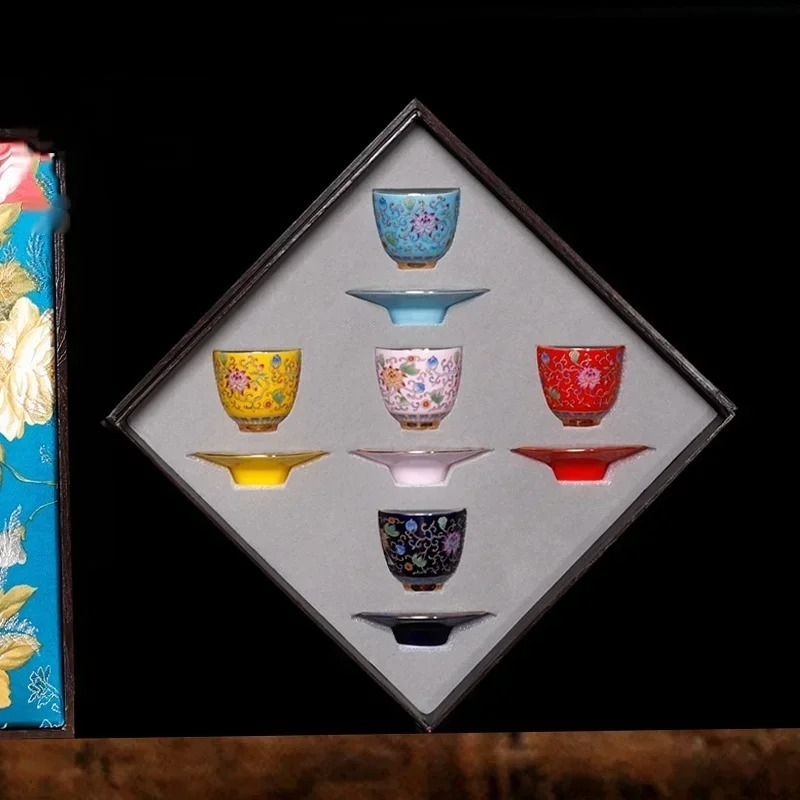 Cangkir Teh Keramik Enamel Kun - Celadon Ceramic Cup ulasan dan harga