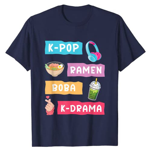 Kaus k-pop untuk penggemar Kor - Lifestyle Korean Drama ulasan dan harga